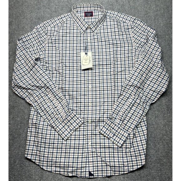 UNTUCKit Seyval Shirt Mens XLT Slim Multicolor Check Long Sleeve Button Up New - Picture 1 of 11